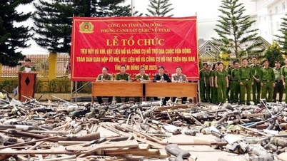 Lâm Đồng tiêu hủy hàng nghìn vũ khí và vật...