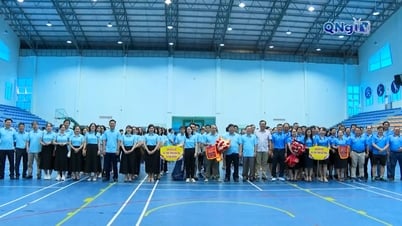 Hội thao chào mừng 9 năm thành lập hai Ban Quản lý dự án xây dựng của tỉnh Quảng Ngãi