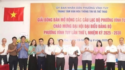 Vĩnh Tuy tổ chức hoạt động văn hóa, thể thao chào mừng Đại hội Đảng bộ phường