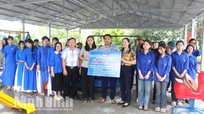 Khánh thành công trình thanh niên, điểm vui chơi tại thôn Kim Lũ xã Thanh Liêm
