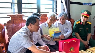 Trưởng Ban Tổ chức Tỉnh ủy Lữ Ngọc Bình thăm, tặng quà gia đình người có công