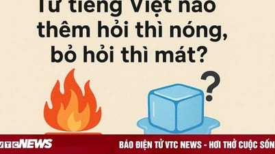 Từ Tiếng Việt nào thêm hỏi thì nóng, bỏ hỏi thì mát?