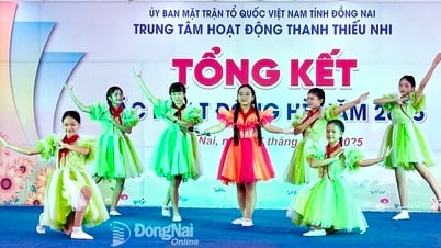 Trung tâm Hoạt động Thanh thiếu nhi tỉnh Đồng Nai tổng kết hè, trao quà cho thiếu nhi