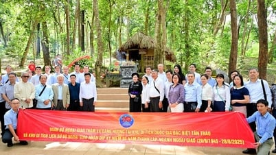 Đoàn công tác Bộ Ngoại giao tổ chức hoạt động về nguồn