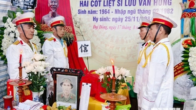 Lễ đón nhận, truy điệu và an táng hài cốt liệt sĩ Lưu Văn Hùng tại xã Đại Đồng