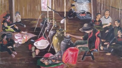 Gìn giữ văn hóa Êđê qua tranh vẽ