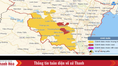 Danh sách các khu vực có nguy cơ xảy ra lũ quét, sụt lún, sạt lở đất đá trong 6 giờ tới