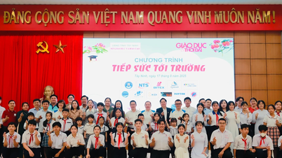 Chương trình 'Tiếp sức tới trường' đến với 200 học sinh nghèo tỉnh Tây Ninh