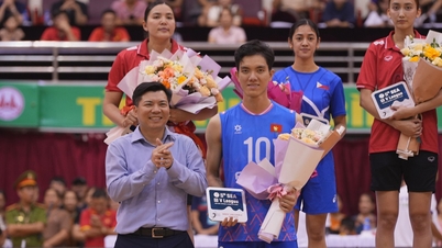 Bich Tuyen's commendable action has drawn complaints from Vietnamese volleyball fans.