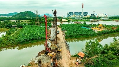 Tăng tốc thi công nối đôi bờ sông Kinh Thầy