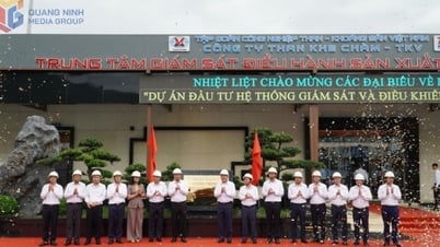 Gắn biển công trình đầu tư hệ thống giám sát và điều khiển tự động hóa mỏ than Khe Chàm III