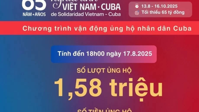 Số tiền ủng hộ nhân dân Cuba vượt 310 tỷ đồng