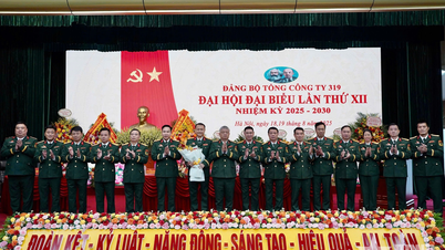 Thượng tướng Nguyễn Quang Ngọc dự, chỉ đạo Đại hội đại biểu Đảng bộ Tổng công ty 319