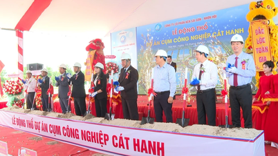Động thổ Cụm công nghiệp Cát Hanh, tổng vốn đầu tư gần 433 tỷ đồng