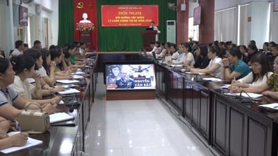 Xã Hòa An bồi dưỡng tập huấn lý luận chính trị hè cho 380 cán bộ, giáo viên