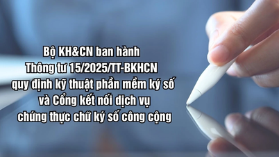Thông tư quy định kỹ thuật phần mềm ký số và cổng kết nối