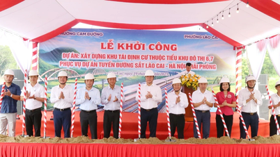 Khởi công xây dựng khu tái định cư cho Dự án đường sắt Lào Cai - Hà Nội - Hải Phòng