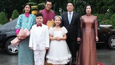 Chủ tịch nước Lương Cường chủ trì lễ đón cấp Nhà nước Quốc vương Bhutan