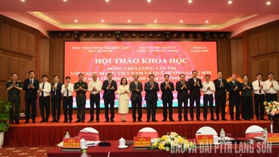 Hội thảo khoa học "Đồng chí Lương Văn Tri với cách mạng Việt Nam và quê hương Lạng Sơn"