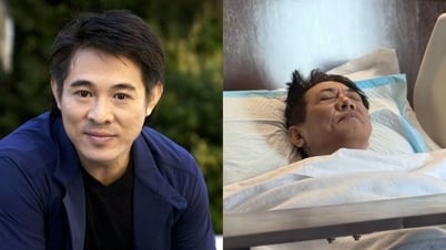 Diễn viên Lý Liên Kiệt xuất hiện tiều tụy trên giường bệnh