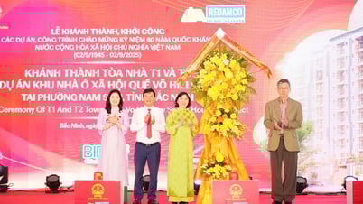 Khánh thành tòa nhà T1 và T2 dự án Khu nhà ở xã hội Quế Võ Hillview