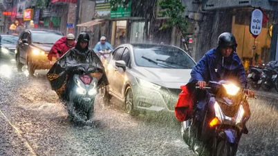 Thời tiết hôm nay 19/8: Áp thấp nhiệt đới gây mưa to khắp Bắc Bộ; Nam Bộ nắng gián đoạn