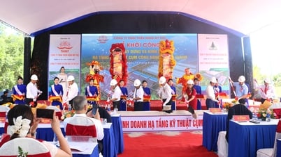 Khởi công Dự án xây dựng và kinh doanh hạ tầng kỹ thuật cụm công nghiệp Bình Thành