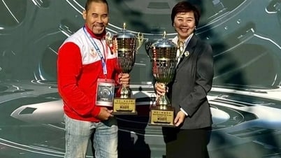 เพาะกายเวียดนามคว้ารองแชมป์ทีมโลกสองสมัย