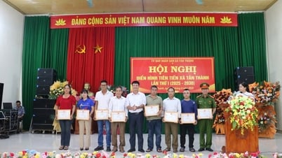 Hội nghị điển hình tiên tiến xã Tân Thành lần thứ I (2025 -2030)