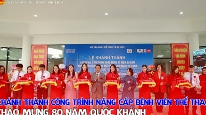 Einweihung des modernisierten Vietnamesischen Sportkrankenhauses anlässlich des 80. Jahrestages des Nationalfeiertags