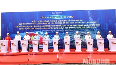 Một số hình ảnh Lễ khánh thành, khởi công các dự án, công trình chào mừng 80 năm Quốc khánh tại Ninh Bình