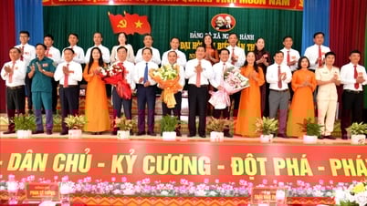 Ban Chấp hành Đảng bộ xã Nghĩa Hành nhiệm kỳ 2025 - 2030 gồm 24 đồng chí