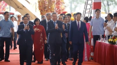 Tổng Bí thư dự Lễ khởi công, khánh thành 250 công trình tiêu biểu trên cả nước chào mừng Cách mạng tháng Tám và Quốc khánh 2/9