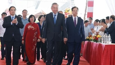 Tổng Bí thư Tô Lâm dự lễ khánh thành Trung tâm Hội chợ Triển lãm Quốc gia