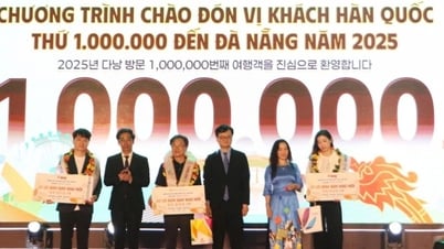 Đà Nẵng chào đón vị khách Hàn Quốc thứ 1 triệu