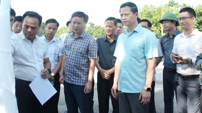 Chủ tịch UBND tỉnh Vương Quốc Tuấn kiểm tra hệ thống thoát nước phường Bắc Giang và dự án khắc phục sạt lở trên quốc lộ 279