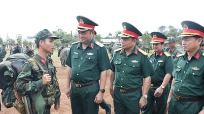 Bộ Tư lệnh Quân khu 7 kiểm tra tình hình thực hiện nhiệm vụ quân sự, quốc phòng tại Lâm Đồng