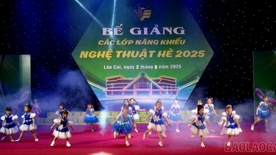 Bế giảng các lớp năng khiếu nghệ thuật hè 2025