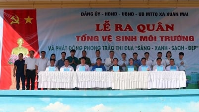 Xã Xuân Mai: Phát động phong trào thi đua “Sáng - xanh - sạch - đẹp”