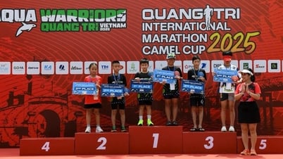 3.500 VĐV tranh tài giải thể thao hai môn phối hợp bơi-chạy tại Quảng Trị: Rất hấp dẫn