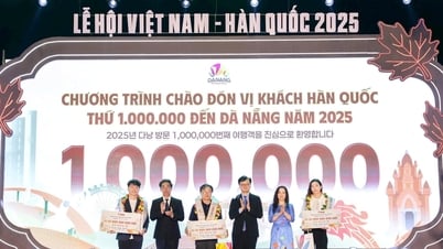 Đà Nẵng chào đón khách Hàn Quốc thứ 1 triệu trong năm 2025