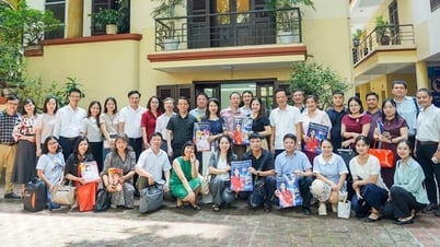 Đoàn cán bộ, học viên Học viện Báo chí và Tuyên truyền đến thực tế tại Báo Phụ nữ Việt Nam