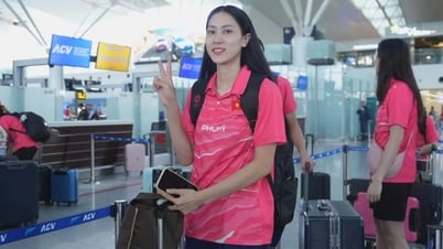Đội tuyển bóng chuyền nữ Việt Nam sang Thái Lan, sẵn sàng cho giải thế giới