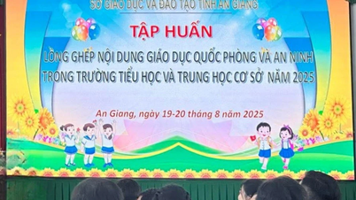 An Giang tập huấn Giáo dục quốc phòng và an ninh cho cán bộ, giáo viên