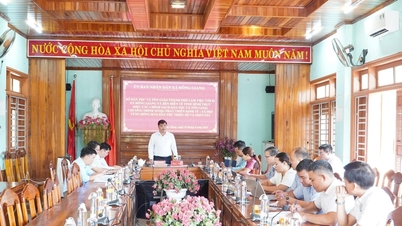 Sở Dân tộc và Tôn giáo thành phố làm việc với 2 xã Đông Giang và Bến Hiên