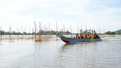洪水期の国境警備