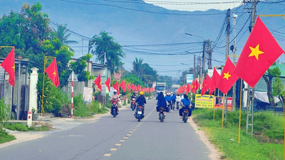 Khánh thành “Đường cờ Tổ quốc” ở xã Phù Mỹ Tây