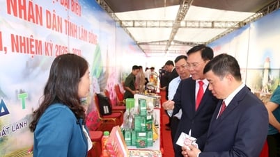 38 doanh nghiệp trưng bày, giới thiệu sản phẩm OCOP tại Đại hội Đảng bộ UBND tỉnh Lâm Đồng lần thứ I