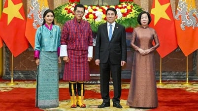 Lễ đón chính thức Quốc vương Buhtan và Hoàng hậu
