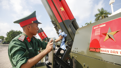 Ngắm dàn pháo lễ phục vụ nhiệm vụ A80 trước sân Mỹ Đình